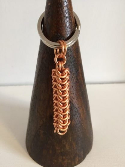 Chunky Copper Roundmaille Keyring