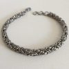 steel byzantine bracelet women