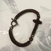 Antique Copper Cross Bracelet
