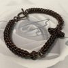 Antique Copper Cross Bracelet