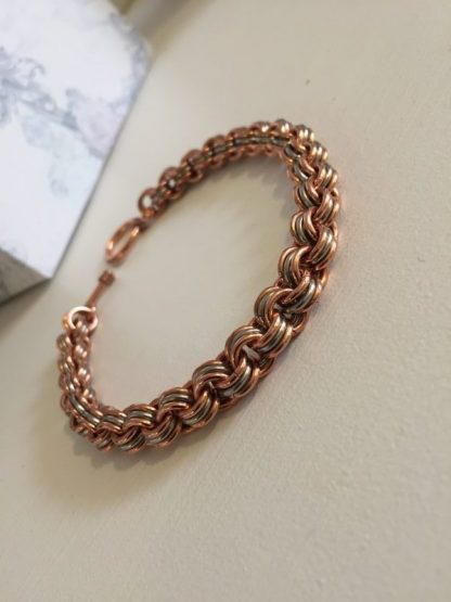 Copper 3 in 3 Chain Bracelet