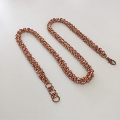 copper inverted necklace