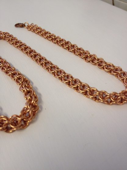 copper inverted necklace