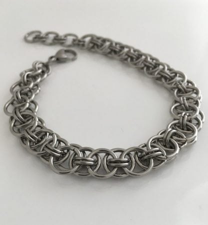 steel helm weave bracelet