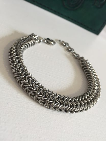 steel roundmaille bracelet