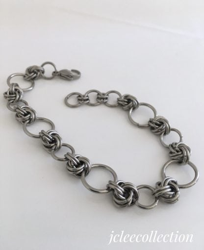 Stainless Steel Forever Love Knot Bracelet
