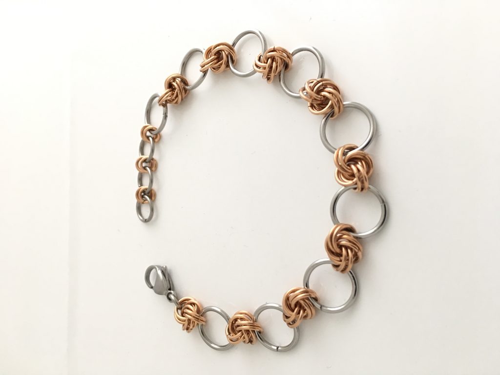 Bronze Anniversary Infinity Love Knot Bracelets for Her BB002 J C
