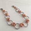 Copper Steel Infinity Knot bracelet