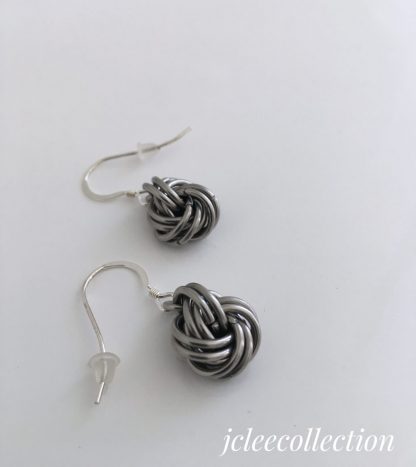 Stainless Steel Infinity Knot Earrings