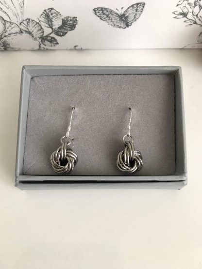 stainless-steel-infinity-love-knot-ball-earrings