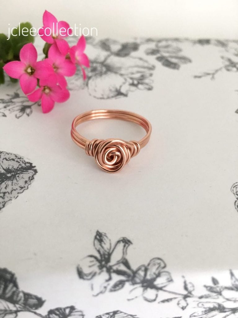 Copper Wire Ring Making With Wire Diy Copper Wire Ring Copper Ring