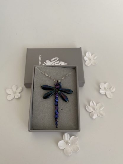 petrol-blue-iris-dragonfly-pendant-necklace