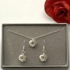 Sterling-silver-rosette-swirl-jewellery-set