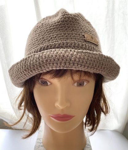 Cotton Crochet Fedora Hat