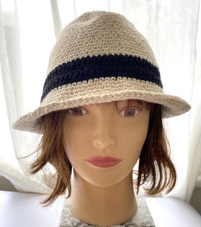Natural Crochet Fedor Hat