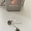 Stainless Steel Rosette Swirl Earrings