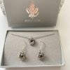 Stainless Steel Rosette Swirl Pendant and Necklace Jewellery Set