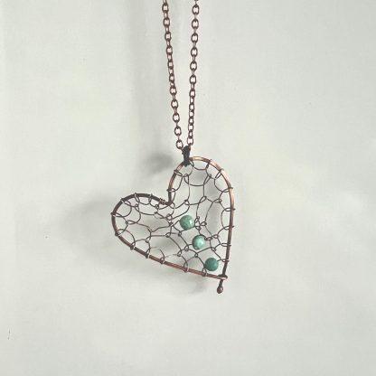 Copper Heart Pendant
