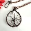 Copper Tree of Life Pendant with Mother of Pearl